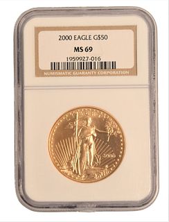 2000 Eagle $50 Gold