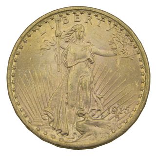 1915 Saint-Gaudens $20 Gold