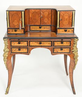 W.K. Tate Signed Louis XV Style Desk