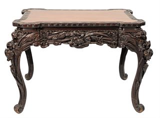 Chinese Carved Center Table