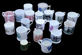 19 Staffordshire Historical Mugs