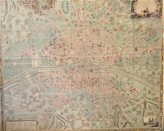 Plan de la Ville et Fauxbourgs de Paris