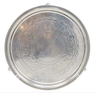 Tiffany & Company Sterling Silver Footed Salver