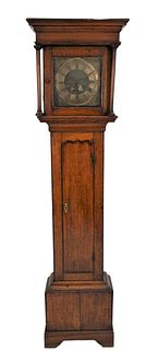 Oak Tall Case Clock