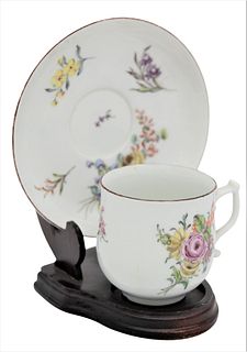 Chelsea Bell-Shaped Porcelain Cup and Saucer