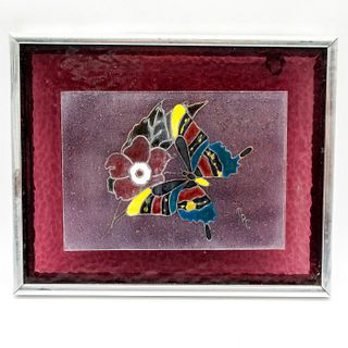 M.A.C. Framed Painting on Glass