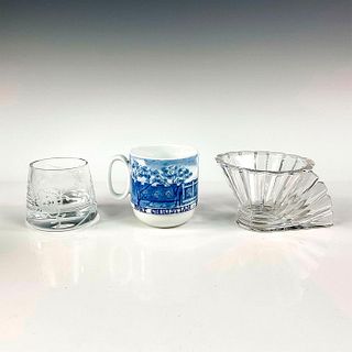 3pc Ceramic Mug and Glass Tealight Candleholders