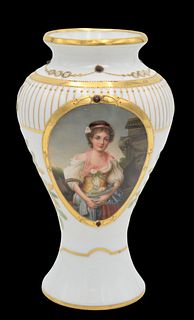 Royal Vienna Wagner Portrait Vase