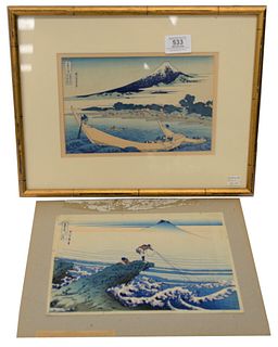 Two Katsushika Hokusai (1760 - 1849)