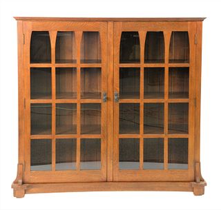 Gustav Stickley Commemorative Oak Bookcase