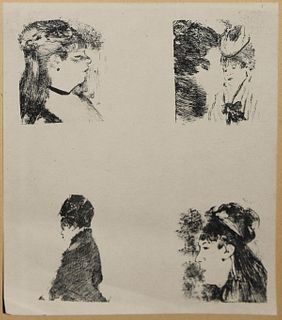 Edgar Degas - Tetes de Femmes