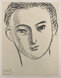 Henri Matisse (After) - Portrait 11 (Double Sided Single Sheet)