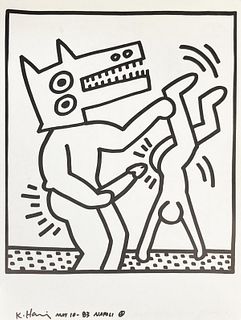 Keith Haring - Untitled XX