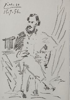 Pablo Picasso - Portrait of Leon Tolstoi