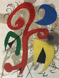 Joan Miro - Frontispiece for Hommage a Teriade