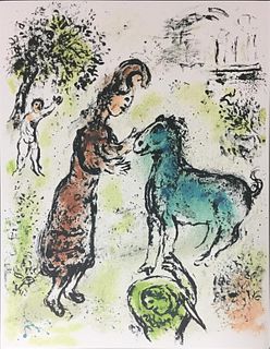 Marc Chagall - Athena and the Horse