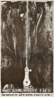 Jasper Johns - Recent Still Life exhibition poster