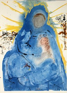 Salvador Dali - Mary Gathering Within Her Heart