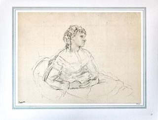 Edgar Degas (After) - Portrait de Madame Gobillard