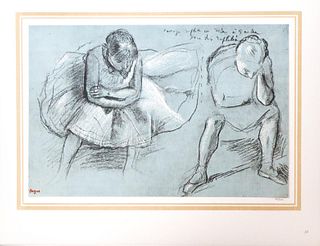 Edgar Degas (After) - Duex danseuses au repos
