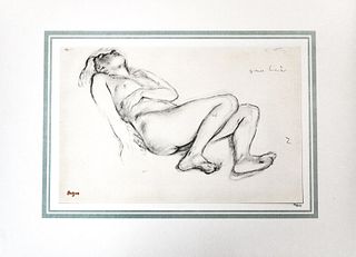 Edgar Degas (After) - Femme nue couchee