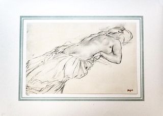 Edgar Degas (After) - Femme demi-nue couchee