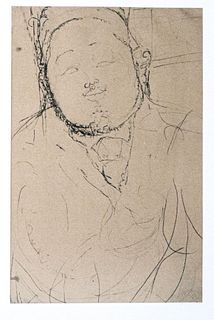 Amedeo Modigliani - Untitled Portrait of a Man