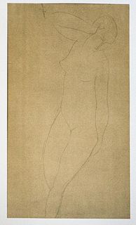 Amedeo Modigliani - Untitled portrait of a naked woman