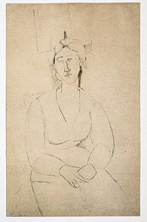 Amedeo Modigliani - Untitled portrait of a Woman