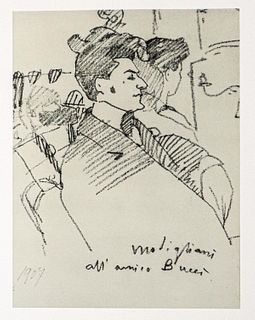 Amedeo Modigliani - Untitled portrait of Mario