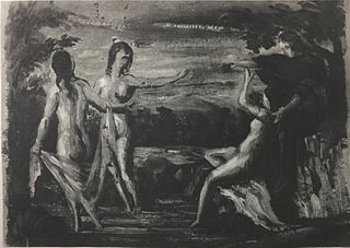 Paul Cezanne (after) - Judgement of Paris