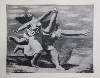 Pablo Picasso - Femmes courant au bord de la mer