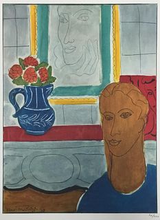 Henri Matisse - Portrait with Flowers