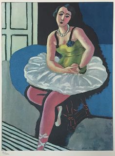 Henri Matisse - Ballet Dancer Seated on a Stool