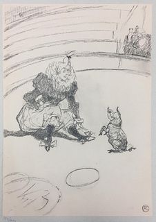 Henri Toulouse-Lautrec - Clownesse et Cochon (1908)