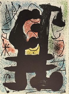 Joan Miro - Plate 10 from Derriere Le Miroir