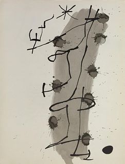 Joan Miro - Plate II from Derriere Le Miroir