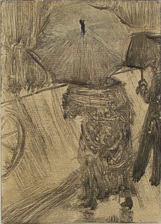 Edgar Degas (after) - Sous La Pluie