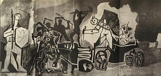Pablo Picasso (After) - War (Black and White)