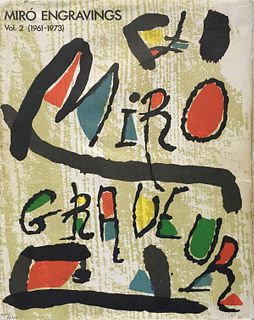 Joan Miro - Graveur Cover (Vol. 2)