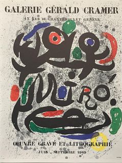 Joan Miro (After) - Poster for "Joan Miro Engravings