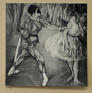 Edgar Degas (after) - Arlequin et Colombine