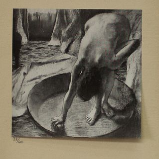 Edgar Degas (after) - Femme au Tub