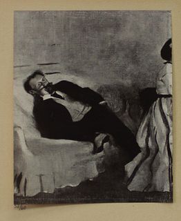 Edgar Degas (after) - Portrait de Manet