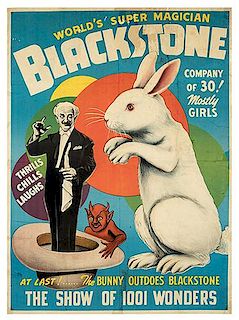 BLACKSTONE, HARRY (HENRY BOUGHTON). World’s Super Magician. Blackstone.