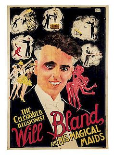 BLAND, WILL. The Celebrated Illusionist Will Bland and his Magical Maids.