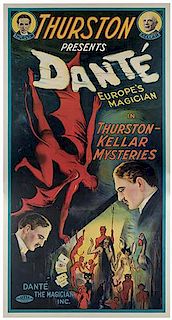 DANTE (HARRY AUGUST JANSEN). Thurston Presents Dante. Europe’s Magician.