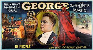GEORGE, GROVER. Triumphant American Tour. George. Supreme Master of Magic.