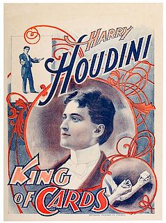 HOUDINI, HARRY (EHRICH WEISS). Houdini. King of Cards.