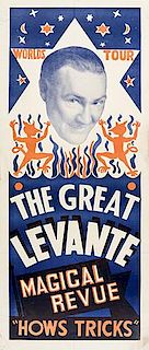 LEVANTE, LES (LESLIE GEORGE COLE). The Great Levante Magical Revue “Hows Tricks.”